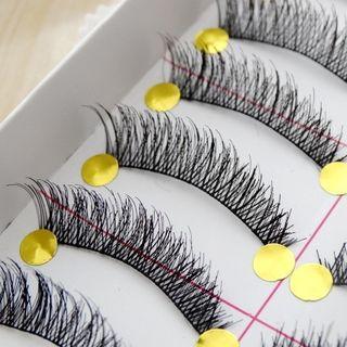 False Eyelashes (10 Pairs) As Shown In Figure - One Size