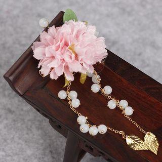 Retro Fabric Flower Hair Stick
