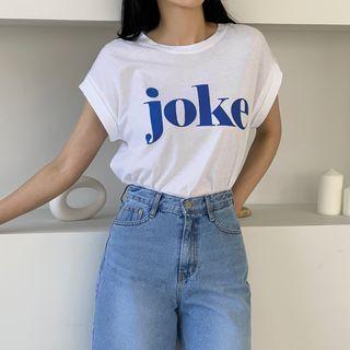Joke Roll-up Sleeve T-shirt