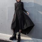 Jumper Midi A-line Dress Black - One Size