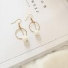 Beaded Ring Hook Earrings