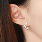 Rhinestone Pearl Earring