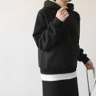 Set: Hooded Pullover + Band-waist Midi Skirt