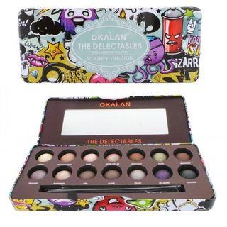 Okalan - The Delectables Eyeshadow Palette Smokey Neutrals, 11.2g