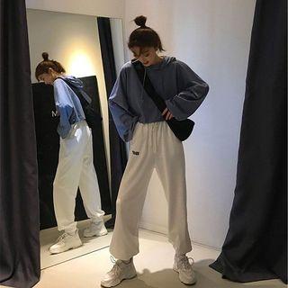 Crop Hoodie / Harem Pants