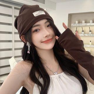Lettering Beanie / Gloves / Set
