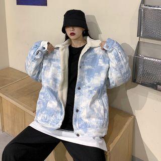 Faux Shearling Splash Jacket