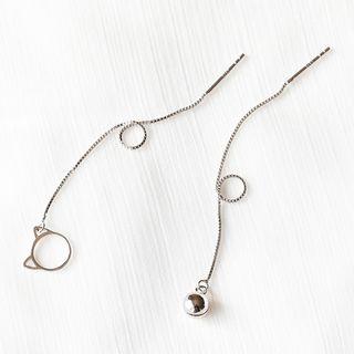 Cat Non Matching Threader Earring