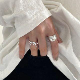 Wavy Sterling Silver Ring / Melting Sterling Silver Ring