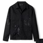 Distressed Buttoned Jacket
