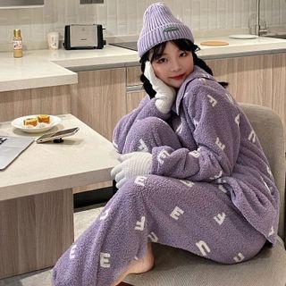 Loungewear Set: Fleece Shirt + Sweatpants