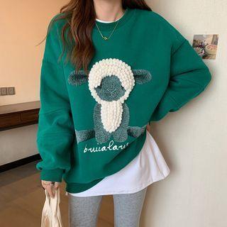 Sheep Applique Sweatshirt