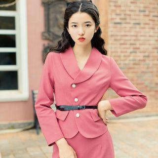 Set: Cropped Blazer + Skirt