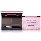 Peripera - Feel So Good Cake Eyebrow Light Brown & Dark Brown - No. 1