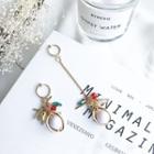 Non-matching Crystal Drop Earrings