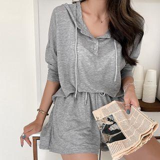 Hoodie & Shorts Lounge Wear Set