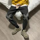 Crisscross Jogger Jeans