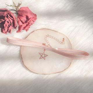 Star Choker Pink - One Size