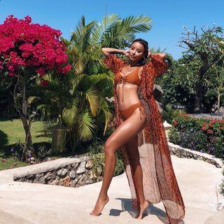 Leopard Beach Cover Up