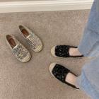 Sequin Flat Espadrilles