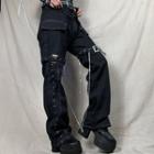 High-waist Chain-detail Boyfriend Jeans