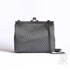 Plaid Pouch Black & White - One Size