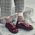 Patent Zip Platform Shoes