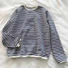 Striped Sweatshirt Stripe - Blue - One Size