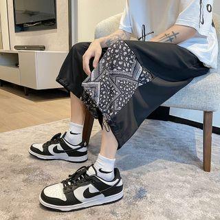 Paisley Panel Wide Leg Carpi Pants