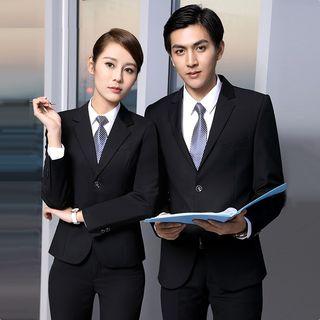 Blazer / Dress Pants / Fitted Skirt / Long-sleeve Shirt / Vest / Set