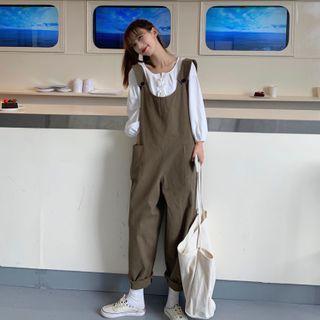 Puff-sleeve Top / Jumper Pants