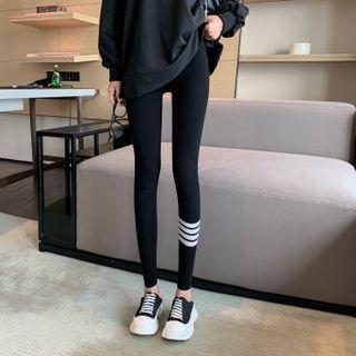 Sweatshirt / Striped Leggings