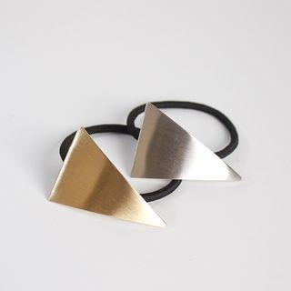 Brushed Alloy Triangle Hair Tie