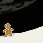 Gingerbread Man Alloy Earring