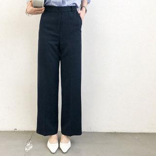 Straight Wide-leg Dress Pants