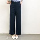 Straight Wide-leg Dress Pants