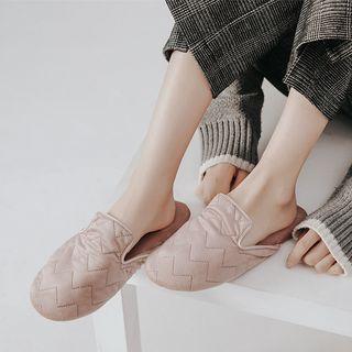 Chevron Quilted Slippers
