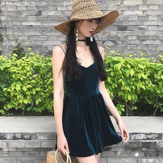 Cross Back Spaghetti Strap Playsuit