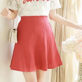 A-line Linen Skirt