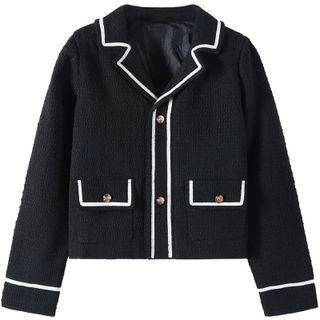 Contras Trim Tweed Jacket