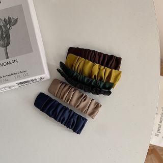 Crinkled Satin Hair Clip