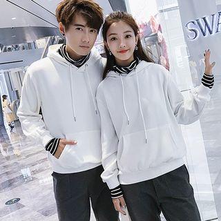 Couple Matching Striped Panel Hoodie / Sweatpants