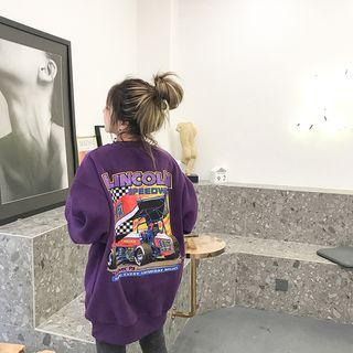 Car Printed Pullover