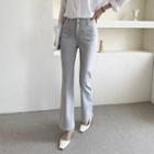 Dual-pocket Boot-cut Jeans