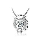 925 Sterling Silver Zodiac Horse Pendant With Necklace