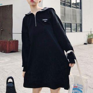 Sailor Collar Pullover Dress