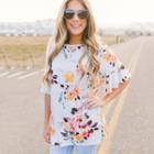 Ruffle Floral Top