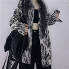 Tie-dyed Denim Shirt Jacket