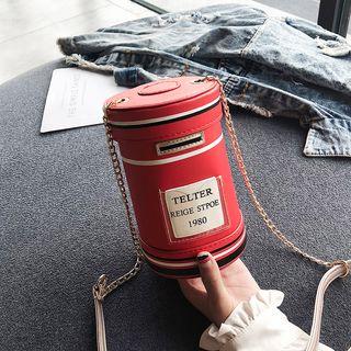 Postbox Chain Strap Crossbody Bag