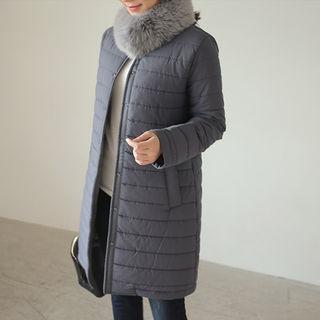 Snap-button Hand Made Padded Jacket